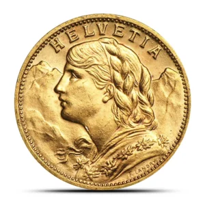 20 Francs Swiss Vreneli